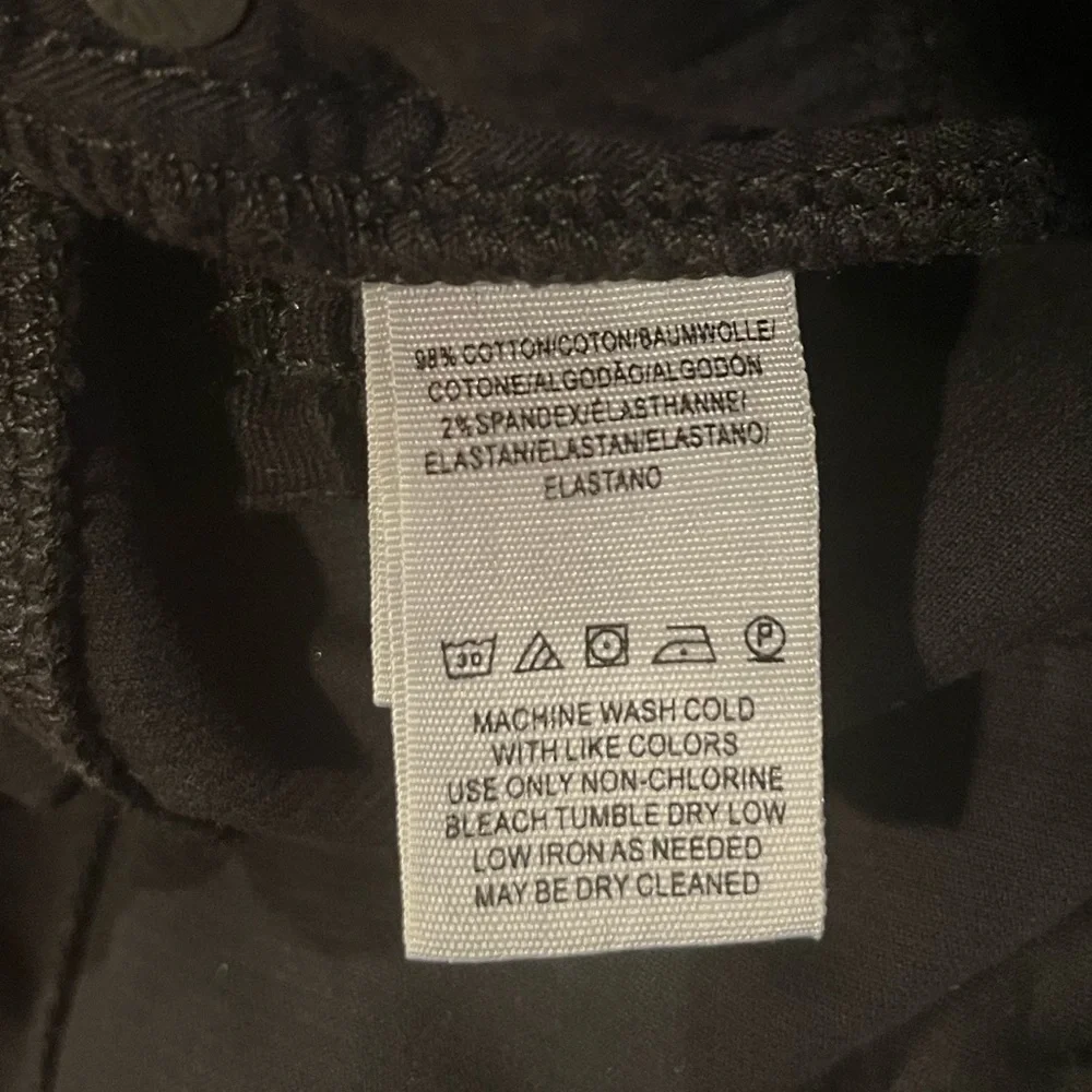 We The Free Black Flare Leg High Rise Raw Hem Corduroy Jeans Free People Size 29 - Picture 9 of 16